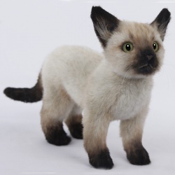 Hansa Siamese Kitten Soft Toy Animal